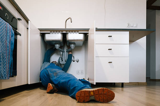 Professional Drain Cleaning technician working in Brownsville, WI